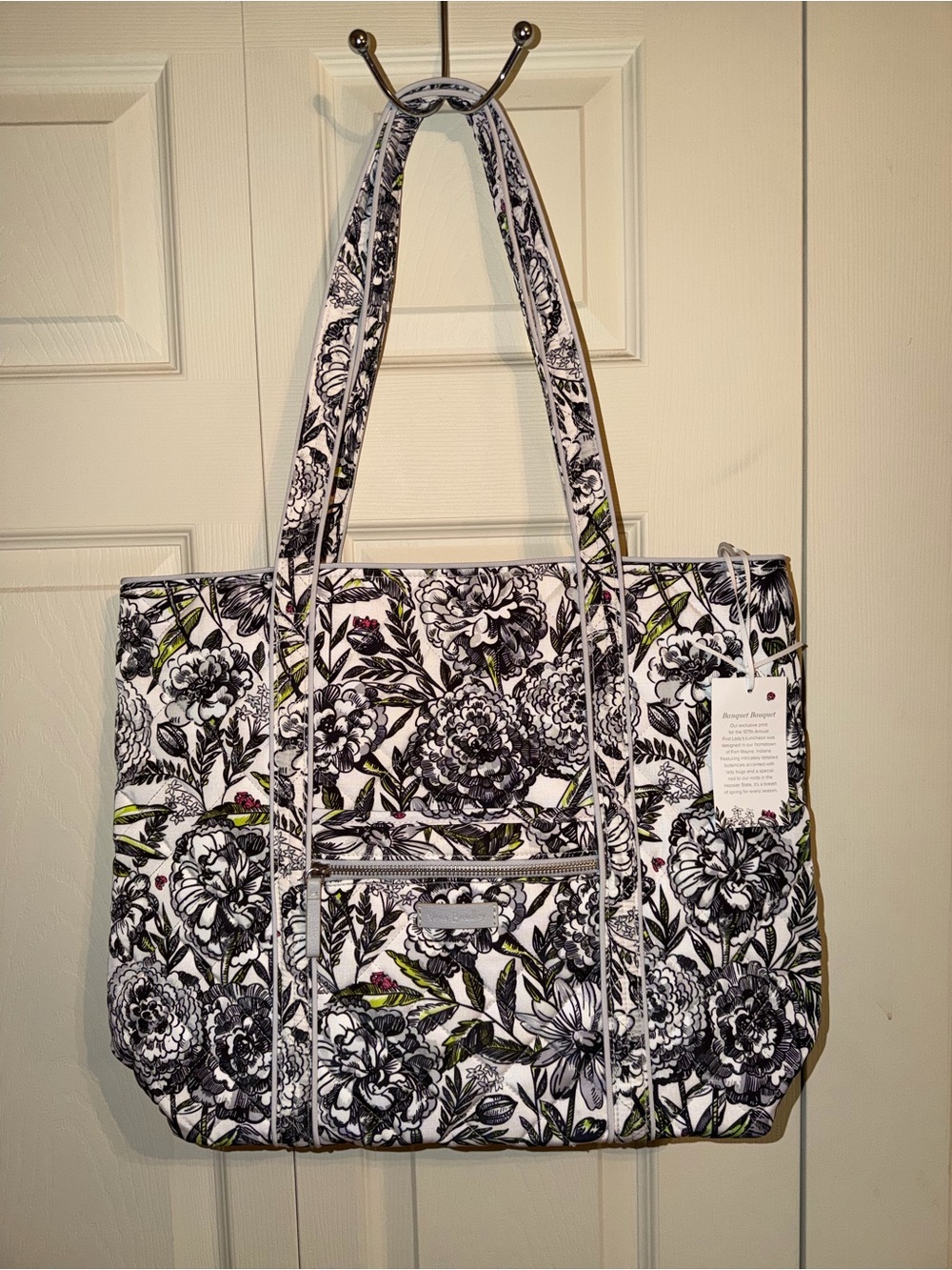 Vera Bradley First Lady’s Luncheon Tote NWT Performance Twill Banquet Bouquet